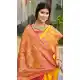 Yellow Traditional Saree with Jacquard Work - 217806