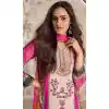 Buy Pink Plus Size Palazzo Suit with Embroidery Work - 217851