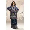 Buy Blue Plus Size Palazzo Suit with Embroidery Work - 217853