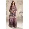 Shop Mauve Plus Size Palazzo Suit with Sequence Work - 217854