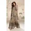 Buy Beige Plus Size Palazzo Suit with Embroidery Work - 217855