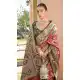 Red Banarasi Silk Saree with Zari Work - 217881