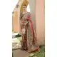Red Banarasi Silk Saree with Zari Work - 217881