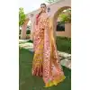 Buy Yellow Soft Silk Saree for Plus Size with Zari Work - 217886