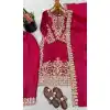 Shop Pink Heavy Work Palazzo Suit - 217920