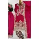 Pink Palazzo Dress with Embroidery Work - 217920