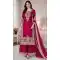Pink Palazzo Dress with Embroidery Work - 217920