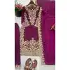 Order Purple Palazzo Suit Online - 217921