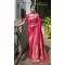 Pink Traditional Wear Silk Saree with Weaving Work - 217939