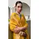 Yellow Traditional Wear Banarasi Saree with Weaving Work - 217944