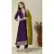 Purple Party Wear Salwar Suit with Embroidery Work - 217989