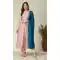 Peach Vichhitra Silk Salwar Suit with Embroidery Work - 217990