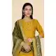 Mustard Salwar Suit with Khatli Hand Work - 217993