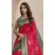 Pink Traditional Wear Saree with Zari Weaving Work - 218012