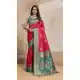 Pink Traditional Wear Saree with Zari Weaving Work - 218012