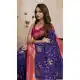 Violet Traditional Wear Saree with Zari Weaving Work - 218014