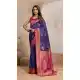 Violet Traditional Wear Saree with Zari Weaving Work - 218014