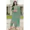 Light Green Pakistani Suit with Embroidery Work - 218101