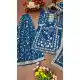 Blue Palazzo Suit in Fox Georgette with Sequence Work - 218044