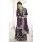 Purple Sequin Palazzo Suit in Faux Georgette - 218160