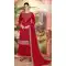 Maroon Vichitra Sequin Palazzo Suit with Embroidery - 218137