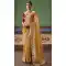 Beige Sequin Embroidered Designer Saree - 218285