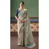 Buy Art Silk Pearl Stone Plus Size Saree - 218290