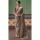 Art Silk Designer Saree with Embroidery & Pearl Work - 218291
