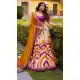 Purple Party Wear Tussar Silk Lehenga Choli with Lace Work - 218303