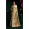 Gold Premium Satin Silk Saree with Jacquard Work - 218408