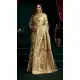 Gold Premium Satin Silk Saree with Jacquard Work - 218408