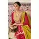 Pink Chinon Palazzo Suit with Embroidery Work - 218413