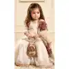 Order Off White Embroidered Kids Kurta Sharara in Silk - 218418