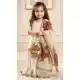Off White Heavy Embroidered Kids Kurta Sharara in Silk - 218418