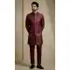 Dark Maroon Designer Indo Western for Men - 218572