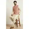 Buy Gold Banarasi Dhupion Silk Plus Size Kurta Pajama - 218580