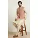 Gold Banarasi Dhupion Silk Kurta Pajama - 218580