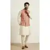 Buy Gold Banarasi Dhupion Silk Plus Size Kurta Pajama - 218580