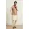 Gold Banarasi Dhupion Silk Kurta Pajama - 218580