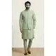Pista Banarasi Dhupion Designer Kurta Pajama - 218582