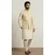 Gold Party Wear Banarasi Kurta Pajama - 218583
