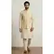Gold Party Wear Banarasi Kurta Pajama - 218583