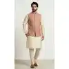Shop Gold Banarasi Dhupion Silk Plus Size Kurta Set - 218584