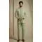 Pista Green Donier Jacquard Wedding Sherwani - 218601