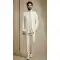 White Donier Jacquard Wedding Sherwani - 218605