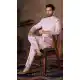 Men’s Light Pink Silk Indo Western - 218638