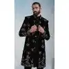 Men Black Velvet Indo Western Plus Size - 218641