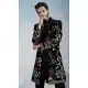 Stylish Black Velvet Indo Western - 218642