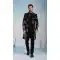Stylish Black Velvet Indo Western - 218642