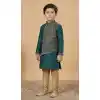 Buy Rama Green Silk Kurta Pajama for Boys - 218651